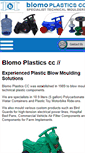 Mobile Screenshot of blomoplastics.co.za