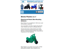 Tablet Screenshot of blomoplastics.co.za